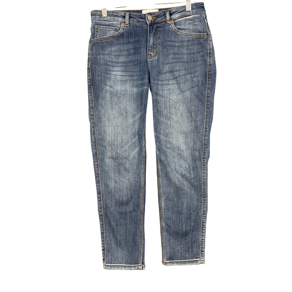 DU/ER Performance Jeans Men 27x28 (30x27) Blue Slim Fit Coolmax Stretch WFLR5001